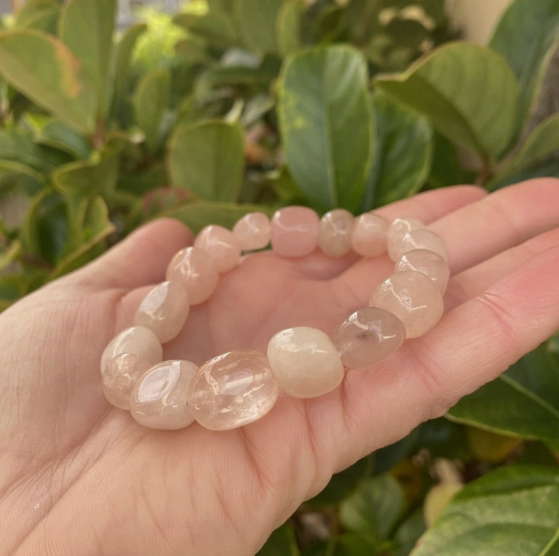 Rose Quartz Crystal Bracelet