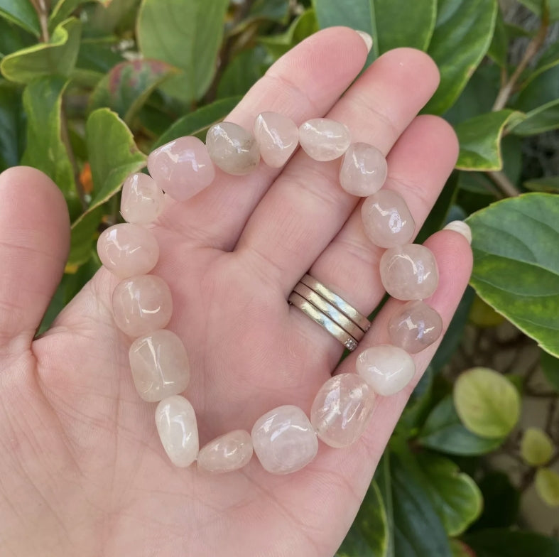 Rose Quartz Crystal Bracelet