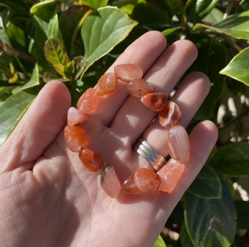 Carnelian Crystal Bracelet