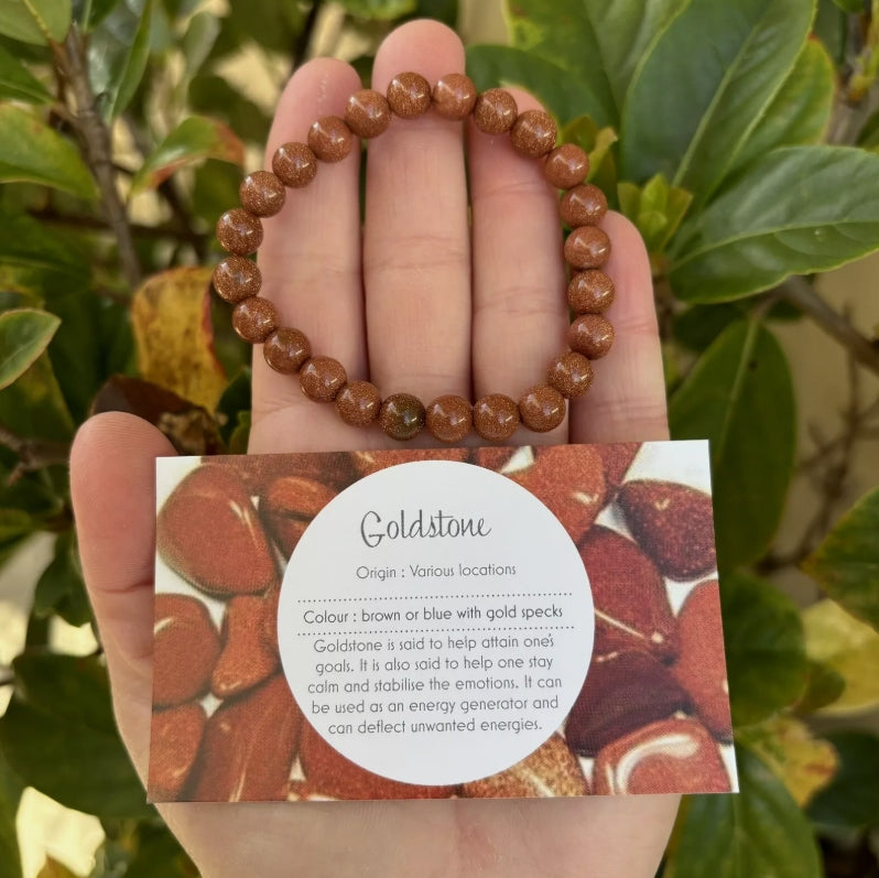Goldstone Crystal Bracelet
