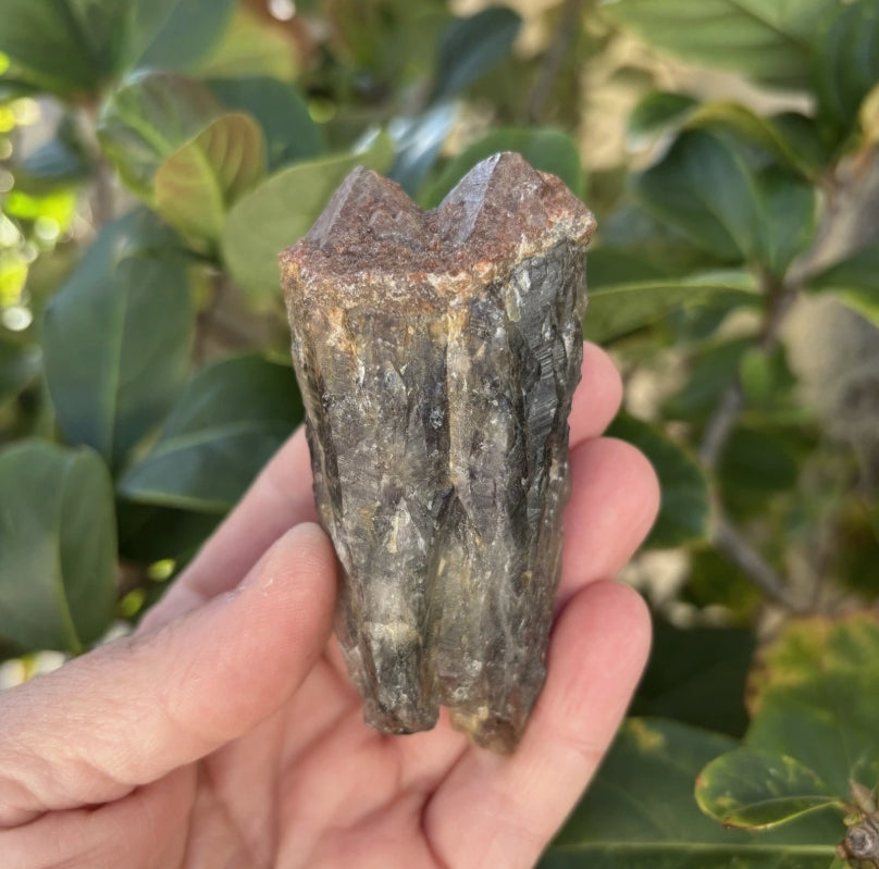Auralite Crystal Cluster & Red Cap Amethyst Point