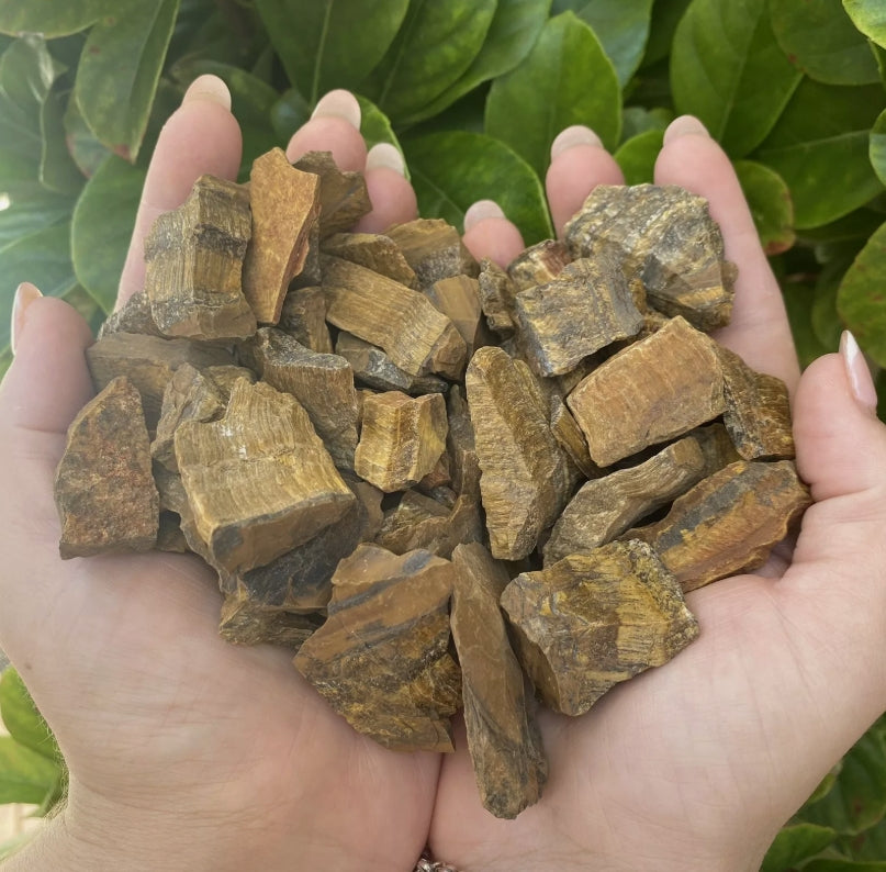 Tiger Eye Crystals โ 500g Bulk