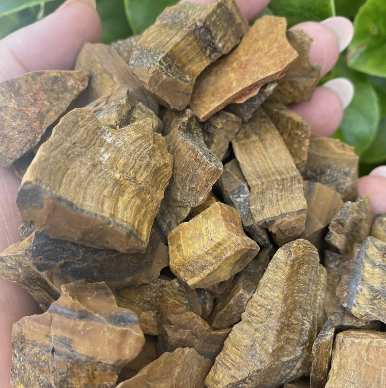 Tiger Eye Crystals โ 500g Bulk