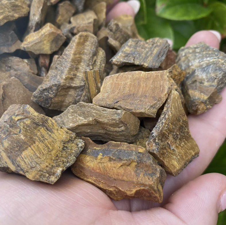 Tiger Eye Crystals โ 500g Bulk