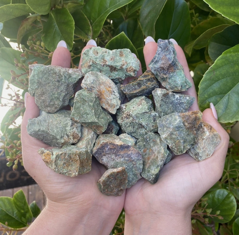 Chrysoprase Crystals - 500 Grams