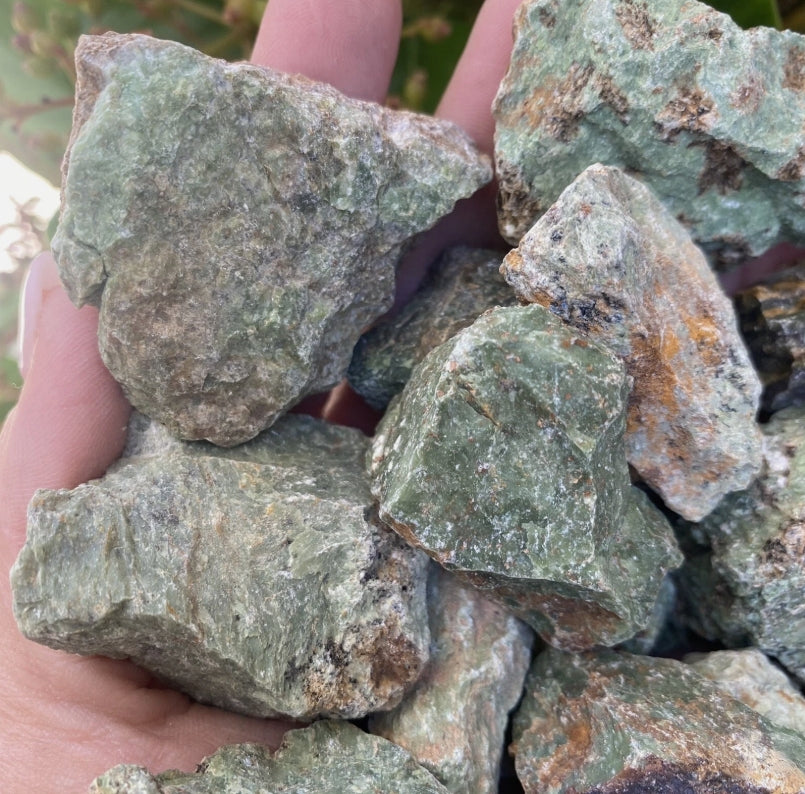 Chrysoprase Crystals - 500 Grams