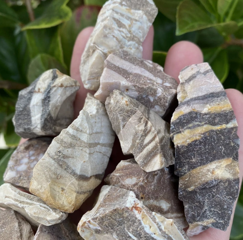 Zebra Jasper Crystals โ 250g Bulk