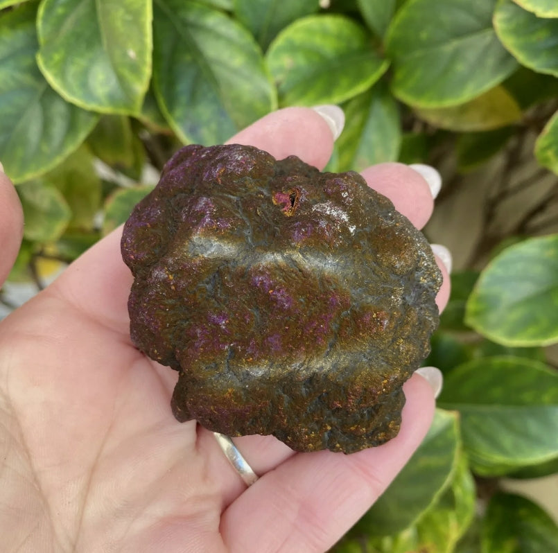 Purple Cobalt Aura Geode