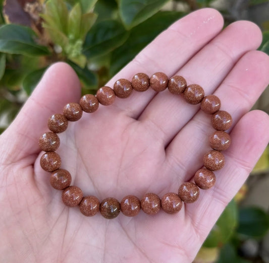 Goldstone Crystal Bracelet