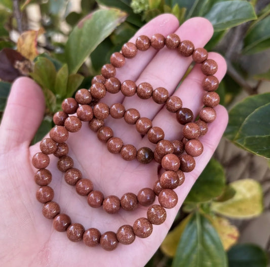 Goldstone Crystal Bracelet