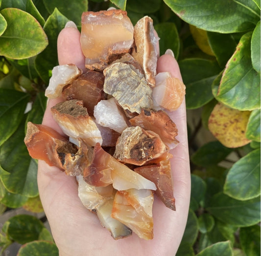 Carnelian Cystrals - 250 Grams