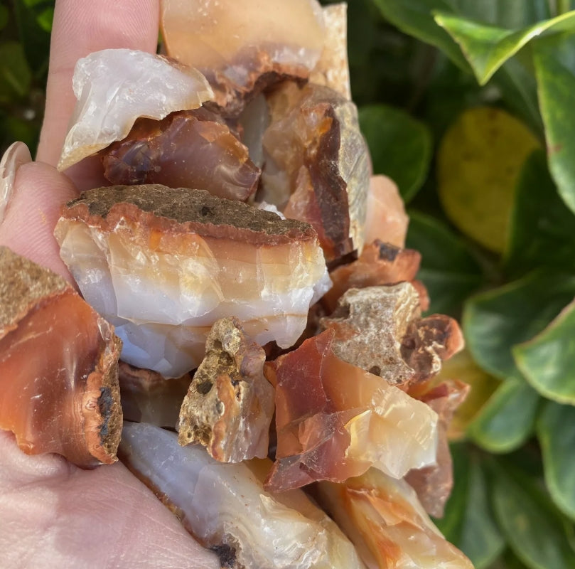 Carnelian Cystrals - 250 Grams