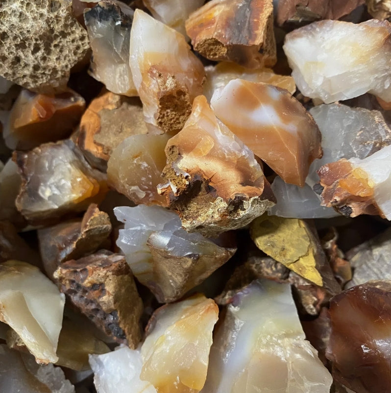 Carnelian Cystrals - 250 Grams